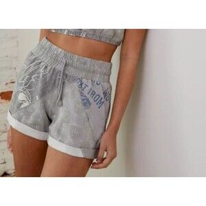Out From Under Urban Outfitters Mason Spliced Shorts Pull-On Printed XS 217035